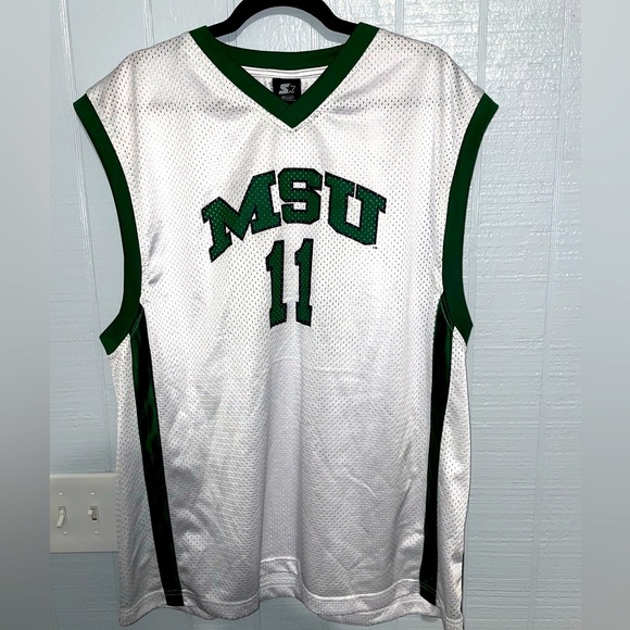 MSU Authentic Vintage Starter Basketball Jersey #11 - Picture 1 of 5